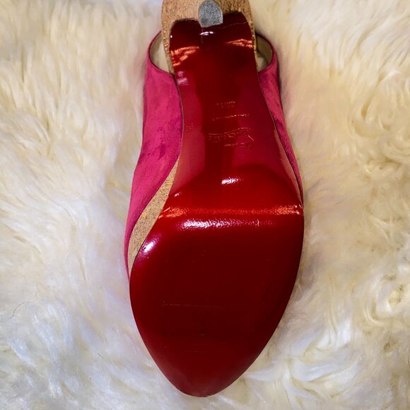 Christian Louboutin Lady Peep 150 Patent Calf ENCRE E38 US7.5 - Picture 3 of 10